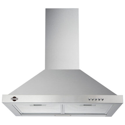 CAMPANA PIRAMIDAL TOKYO INOX DELUXE 5/6H 90CM C/ CARB. ACT.