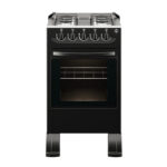 COCINA A GAS TOKYO FLAMEX NEGRO 4H MESA INOX TAPA DE VIDRIO HORNO LIMPIA FACIL