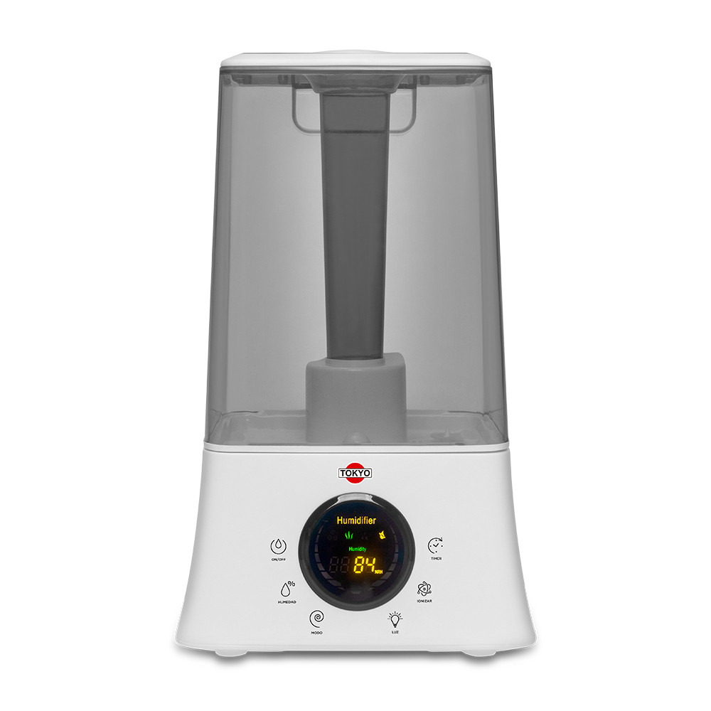 3584.jpg HUMIDIFICADOR DIGITAL TOKYO 3en1 IONIZA, PURIFICA Y AROMATIZA 4.5Lts INDICADOR L - Imagen 1