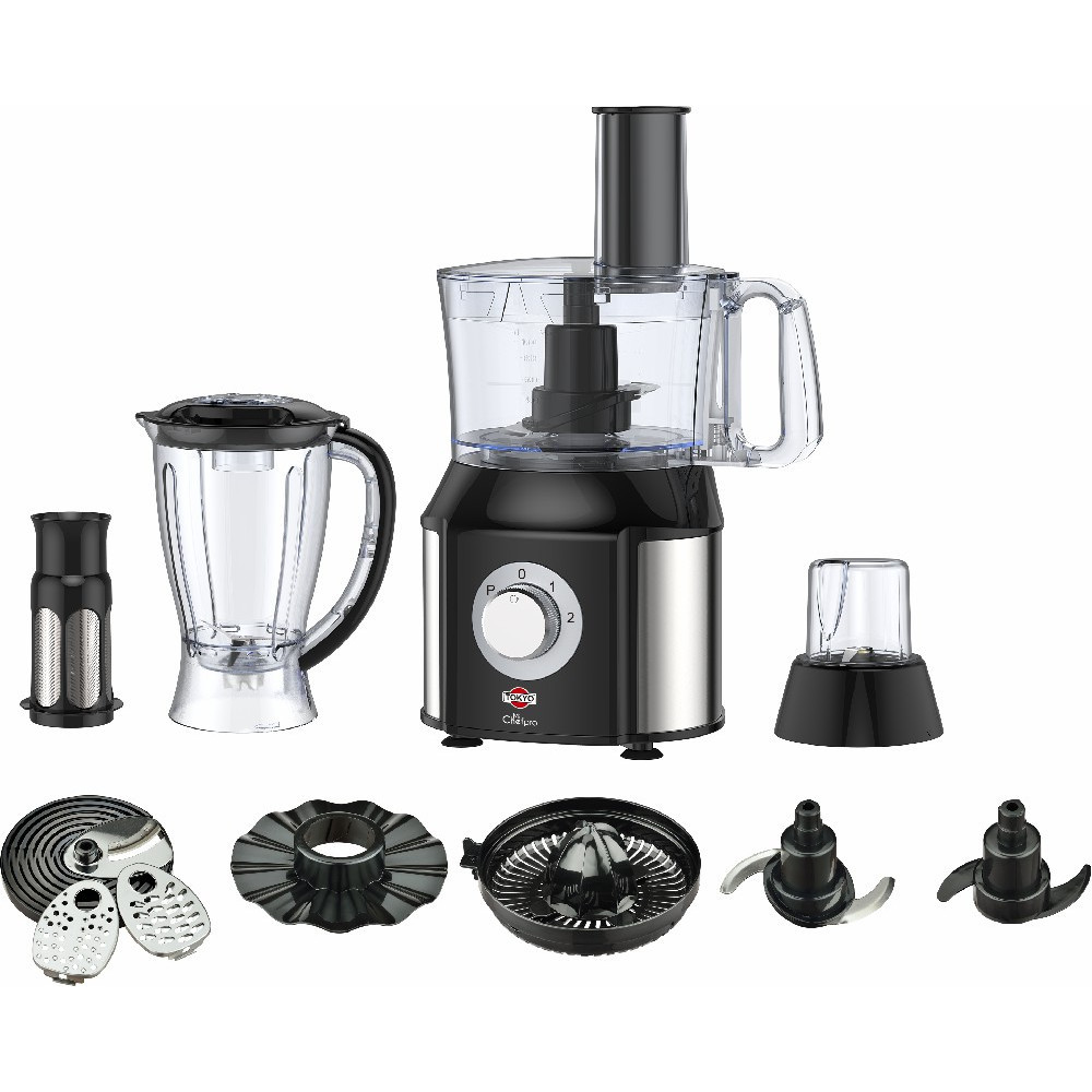 3615.jpg MULTIPROCESADOR TOKYO MICHEF PRO 10 ACCESORIOS 6 FUNCIONES EN 1 500W - Imagen 1