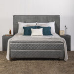 CABECERA SOMMIER NOGAL CALMA P/180X200 &200X200 BORDO