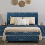 COLCHON SOMMIER NOGAL CALMA 160X200 AZUL
