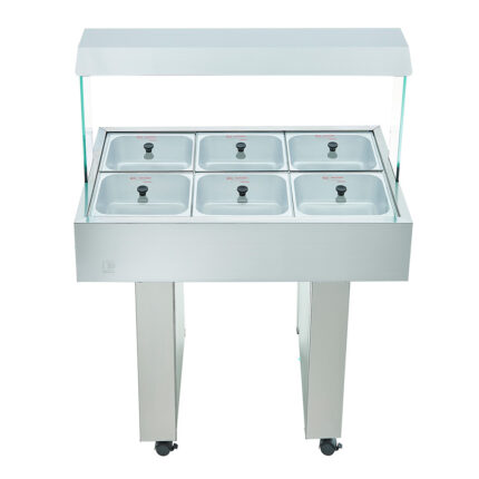 BUFETERA EDANCA BBMM-06-220V 6 CUBAS CALIENTES