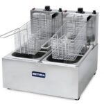 FREIDORA ELECTRICA METVISA 6 LITROS DOBLE (3L+3L)