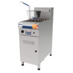 FREIDORA ELECTRICA CUADRADA METVISA 12kW 30L CESTO DOBLE