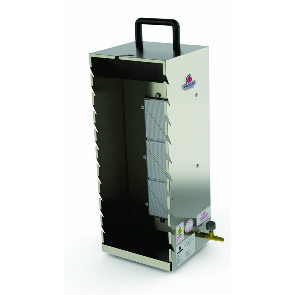 3867.jpg CHURRASQUERA PR-199 PROGAS INOX A GAS 10 ESPETOS 220/50 - Imagen 1
